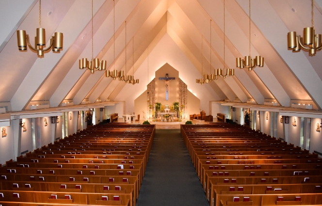 sacred heart church mass today