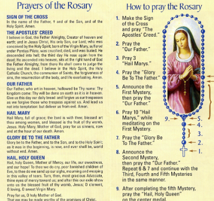 holy rosary saturday