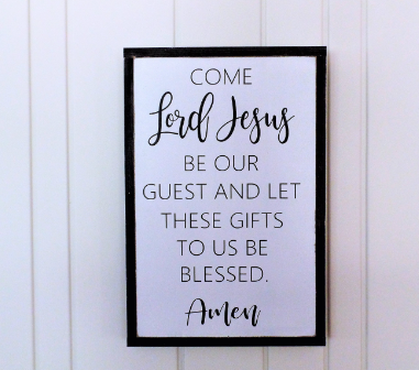 come lord jesus be our guest