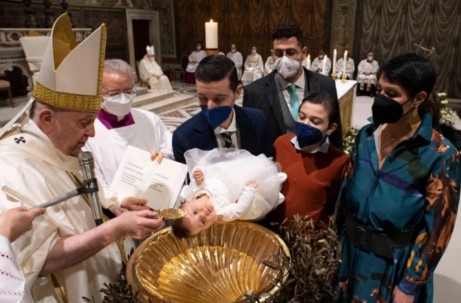 catholic christening